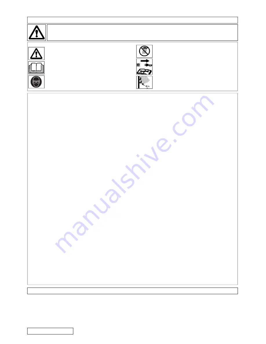 Flymo Sabre Saw Specification Sheet Download Page 34