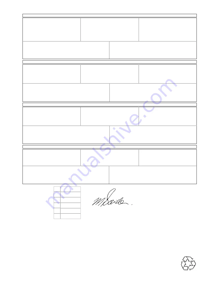 Flymo Sabre Saw Specification Sheet Download Page 40