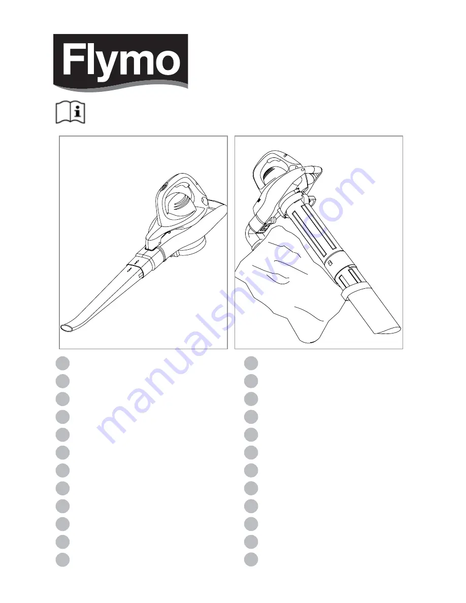 Flymo TGV2200 Manual Download Page 1