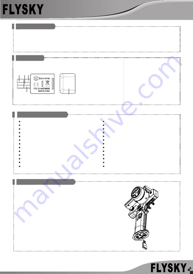 FlySky FS-RM005 User Manual Download Page 1