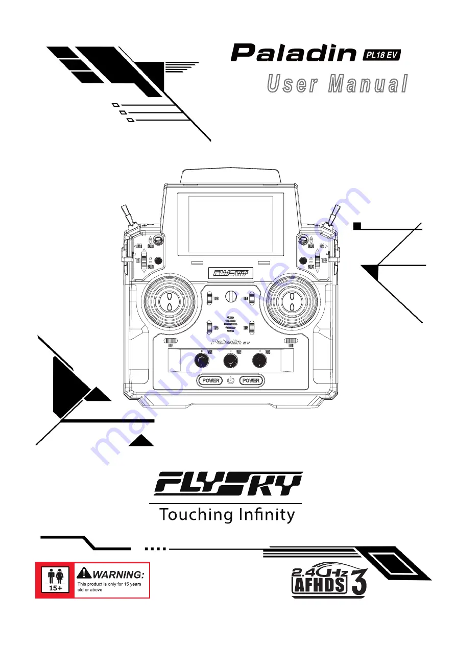 FlySky Paladin PL18EV User Manual Download Page 1