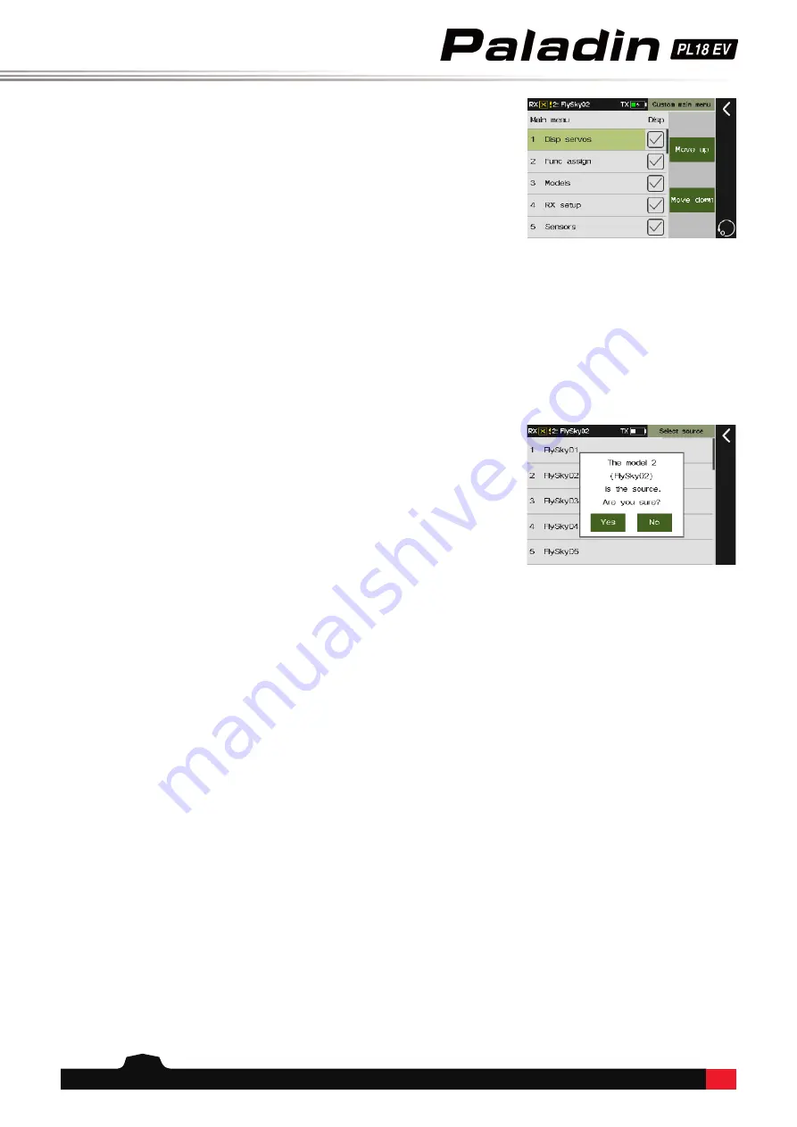 FlySky Paladin PL18EV User Manual Download Page 27