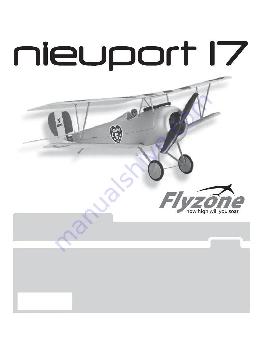 Flyzone nieport 17 Instruction Manual Download Page 1