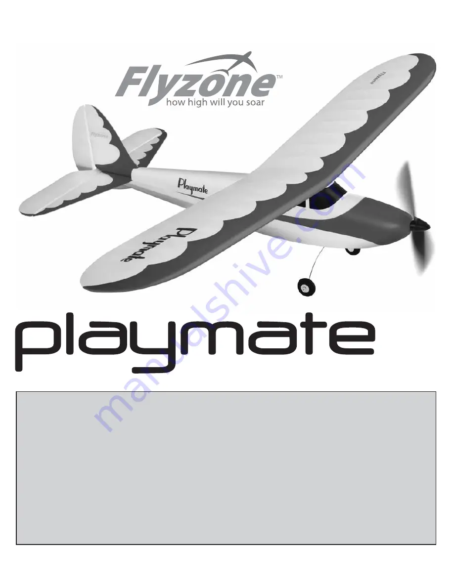 Flyzone PlayMate Instruction Manual Download Page 1