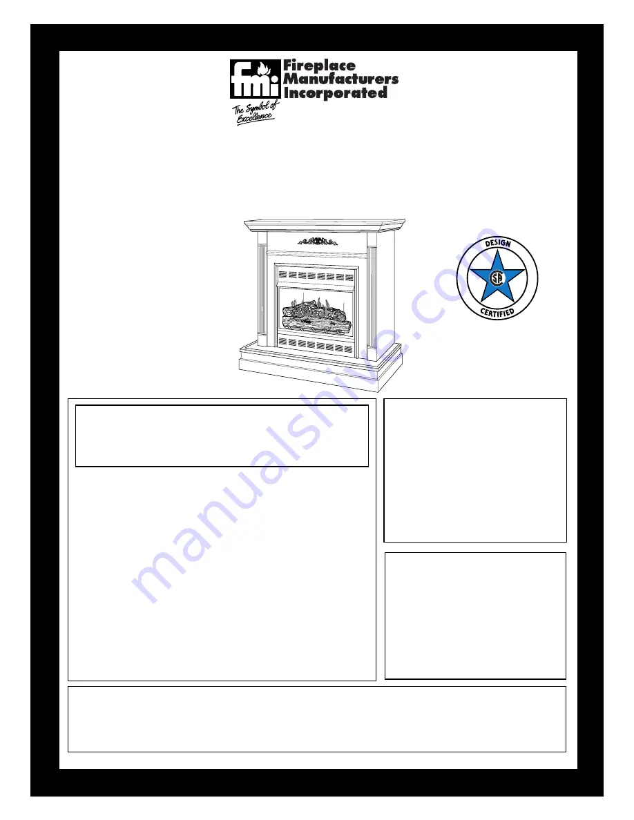 FMI FPVF33NR Owner'S Operation And Installation Manual Download Page 1