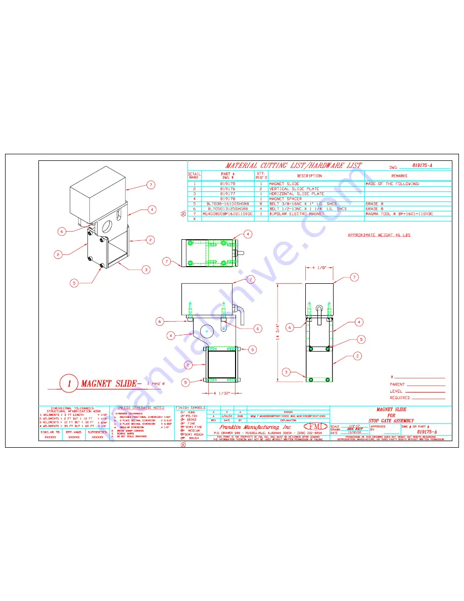 FMI PTW72 Manual Download Page 65