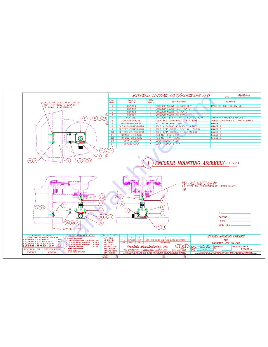 FMI PTW72 Manual Download Page 80