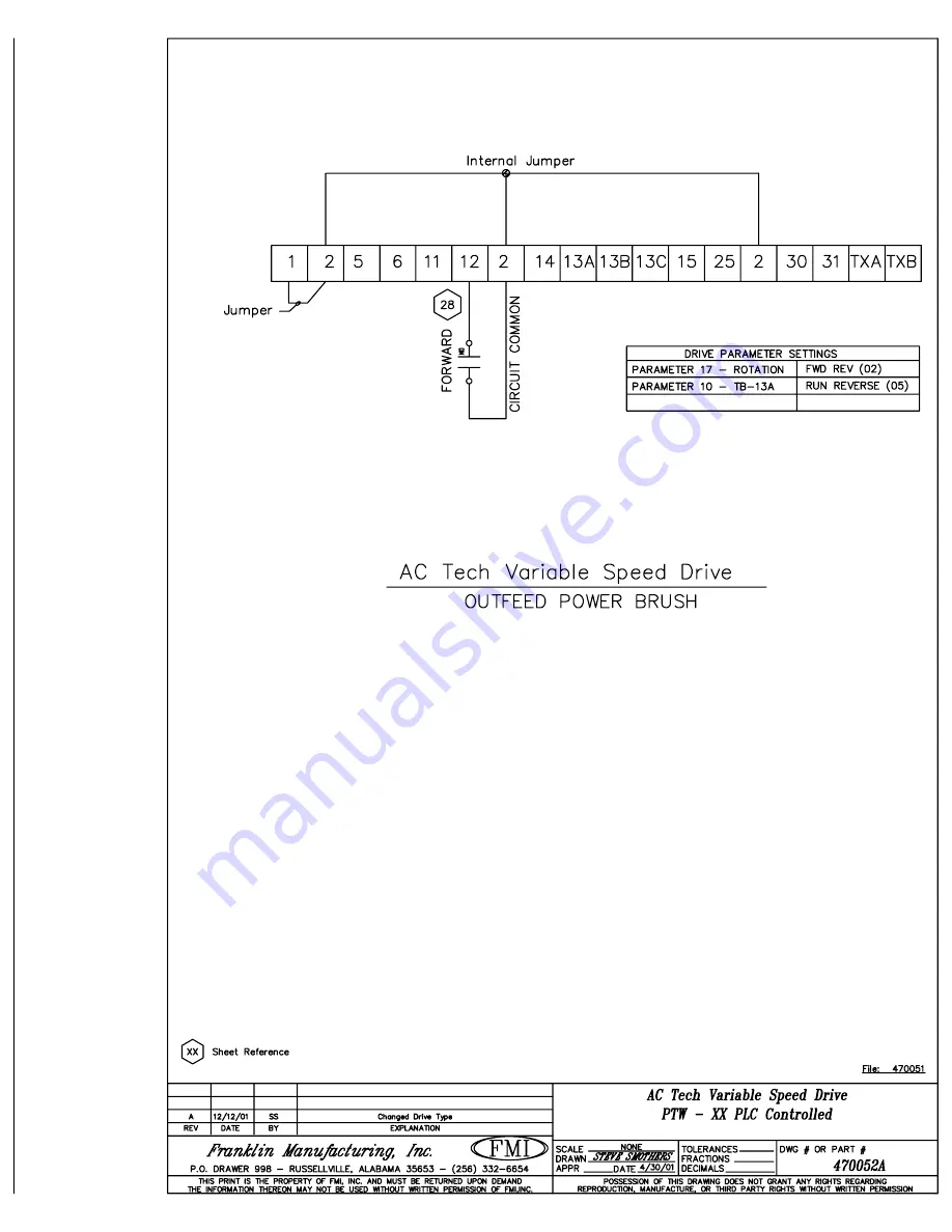 FMI PTW72 Скачать руководство пользователя страница 130