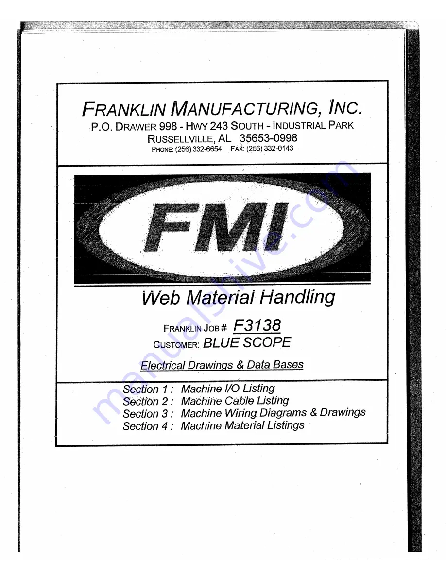 FMI PTW72 Manual Download Page 181