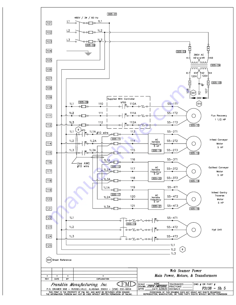 FMI PTW72 Скачать руководство пользователя страница 191