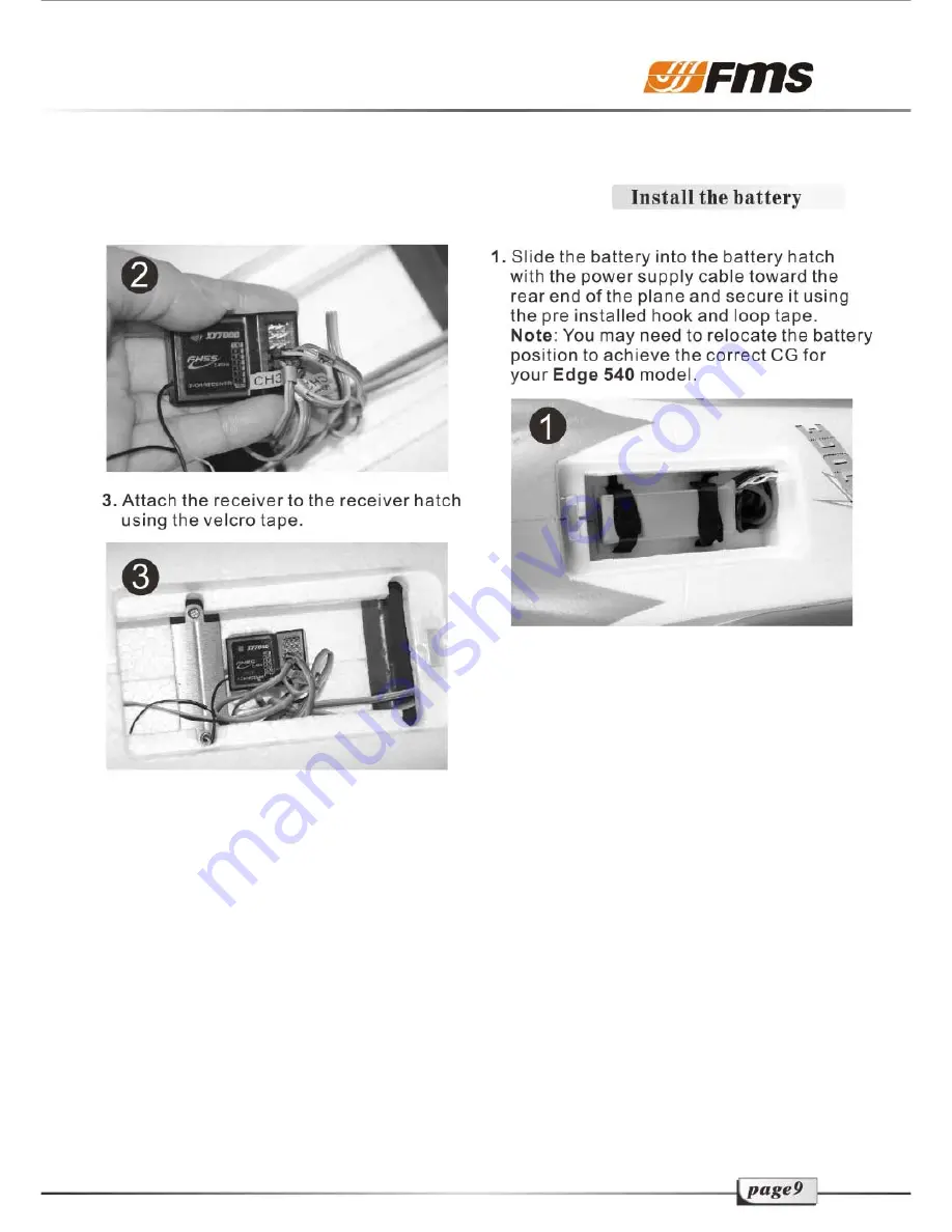 FMS Edge 540 FMM066P Operating Manual Download Page 12