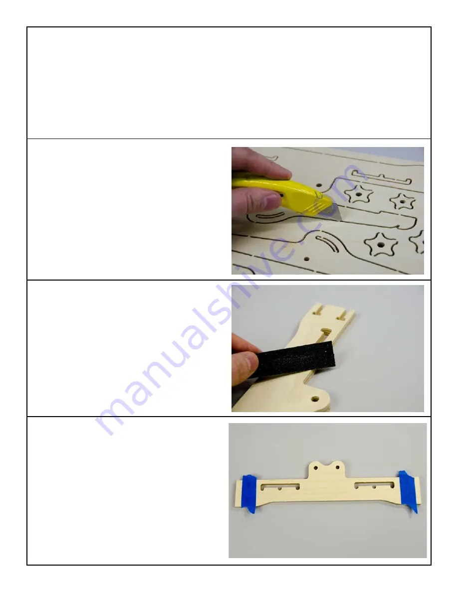 Foam-Flite Small-Pro Table Top Model Airplane Stand Manual Download Page 2