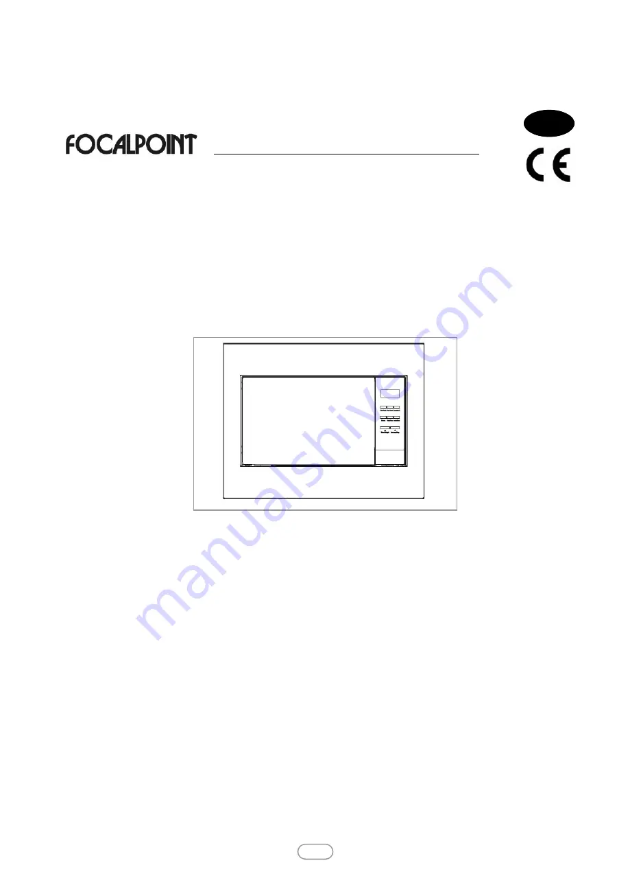 Focal Point 23UG37-I9V Owner'S Instructions Manual Download Page 1