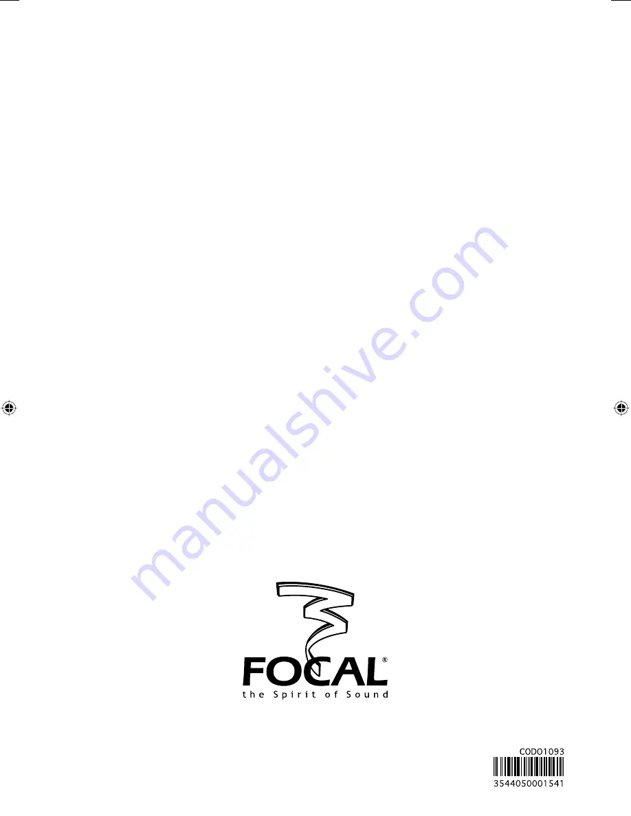 Focal Access 130 A1 Скачать руководство пользователя страница 16