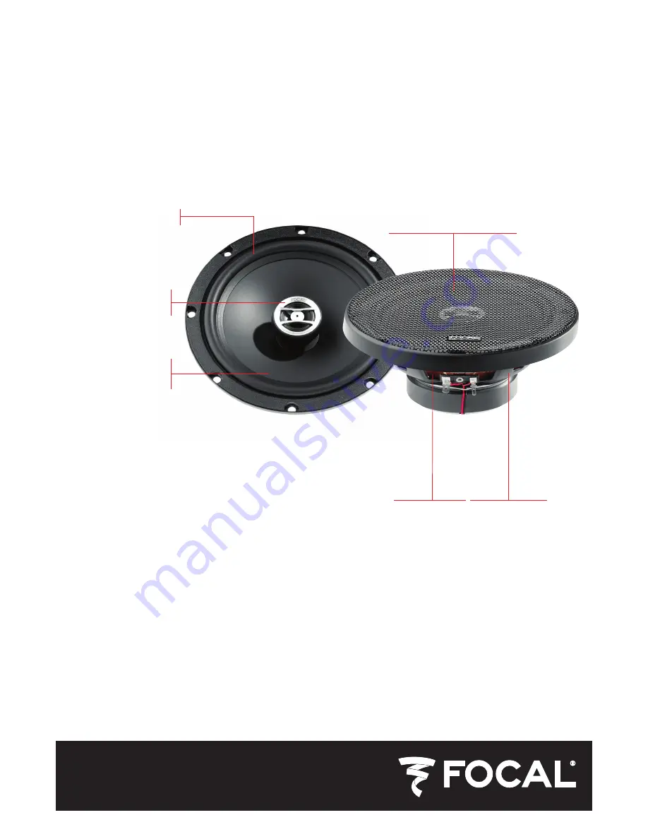 Focal Auditor Series RCX-165 User Manual Download Page 4