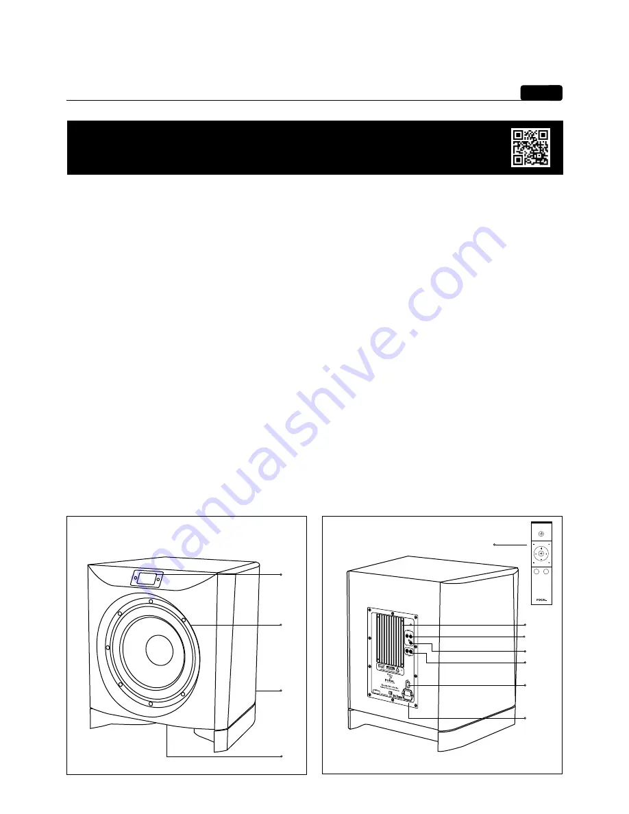 Focal ELECTRA SW 1000 BE Скачать руководство пользователя страница 15