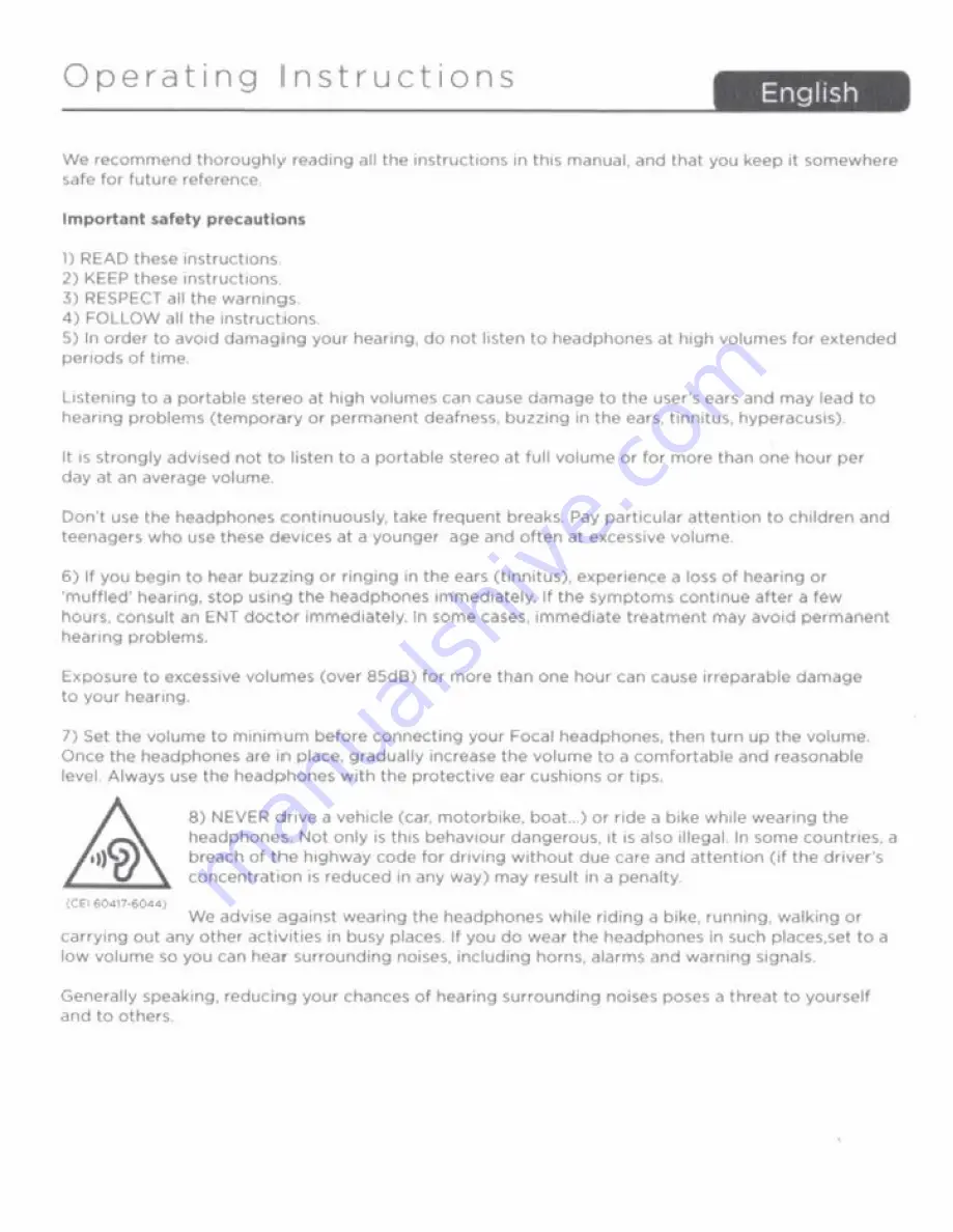 Focal ELEGIA User Manual Download Page 6