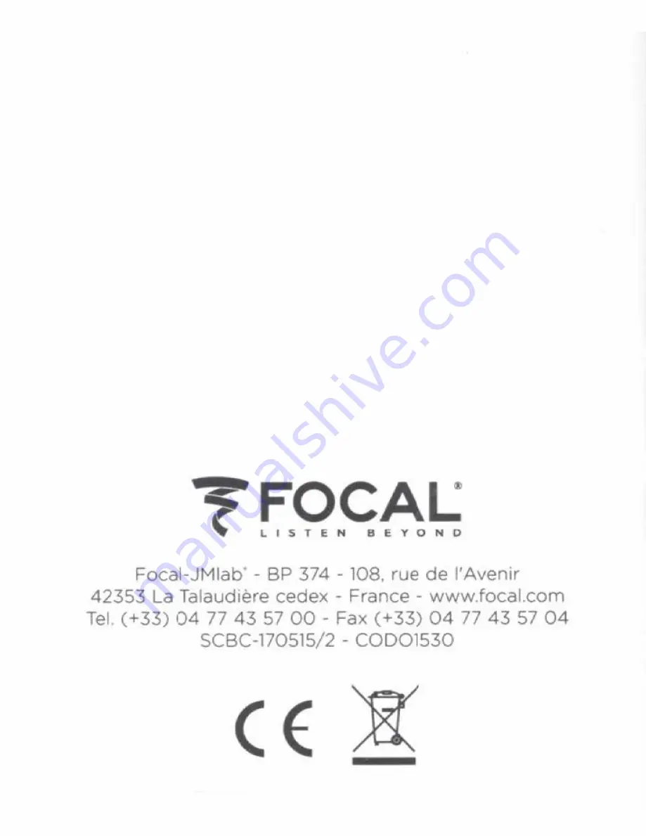 Focal ELEGIA User Manual Download Page 8