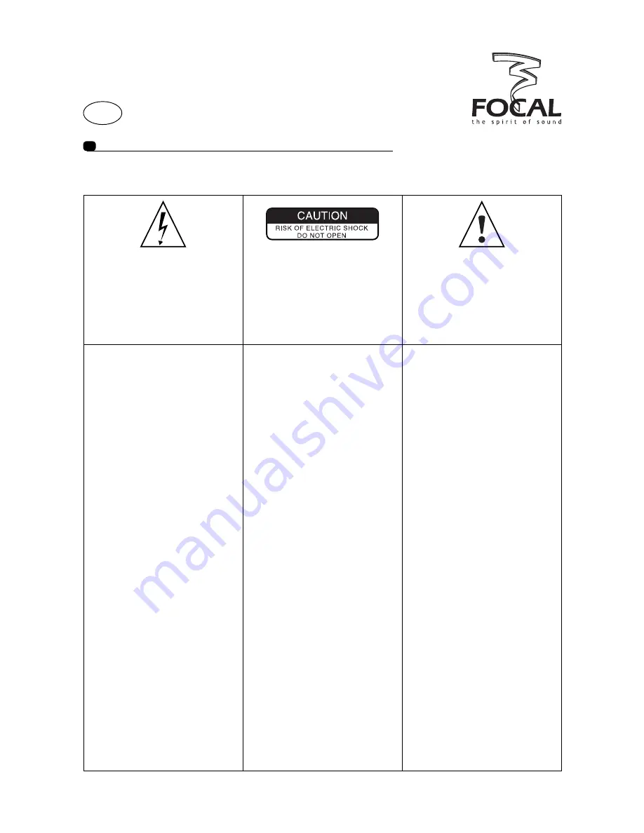 Focal iCub Скачать руководство пользователя страница 4