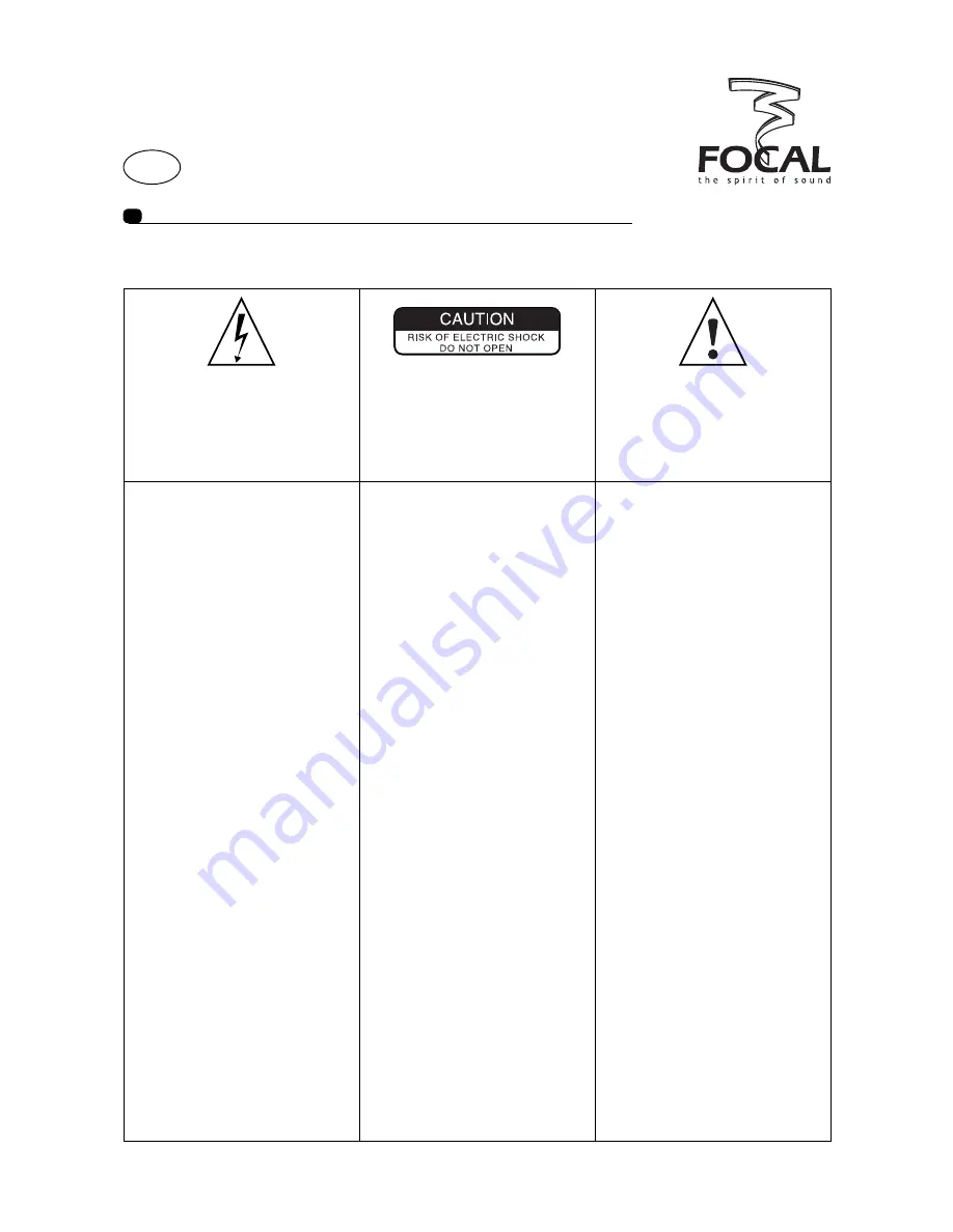 Focal iCub Скачать руководство пользователя страница 7