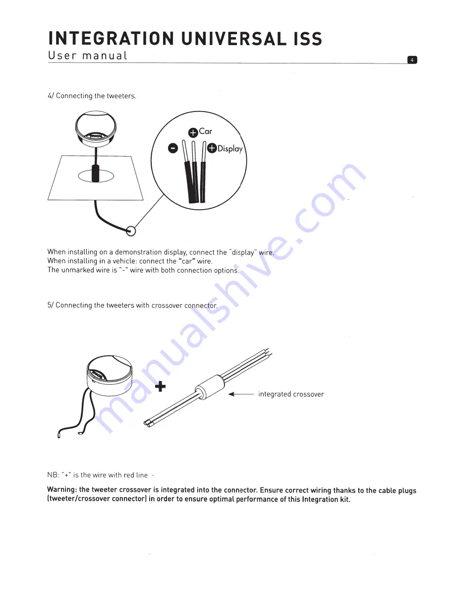 Focal ISS 165 User Manual Download Page 4