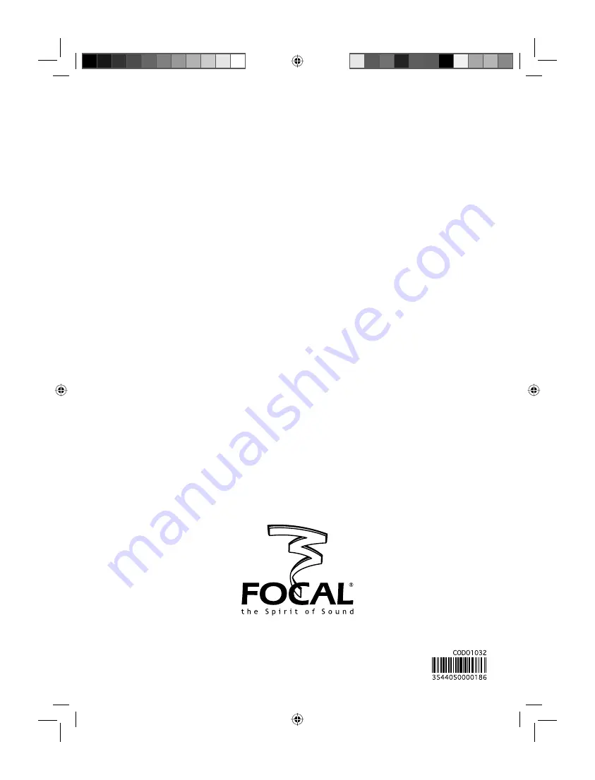 Focal SB 40 V2 User Manual Download Page 20