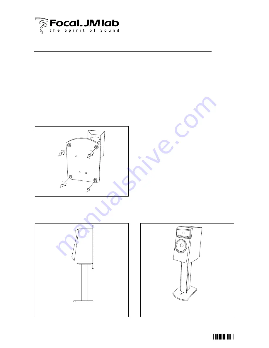 Focal SCU - STAND CENTER UTOPIA BE Manual Download Page 2