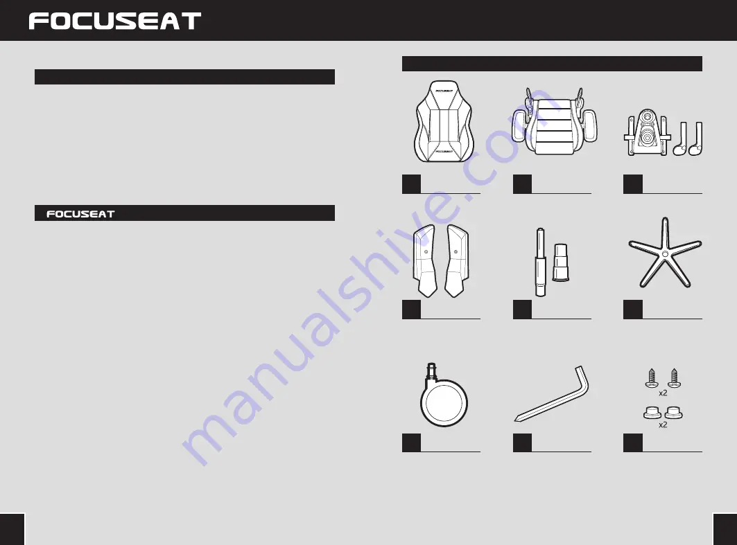 FOCUSEAT U-AH0042R18M4ATG Manual Download Page 15