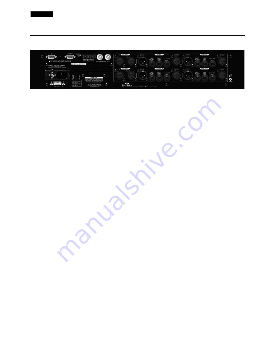 Focusrite ISA 428 Pre Pack User Manual Download Page 2