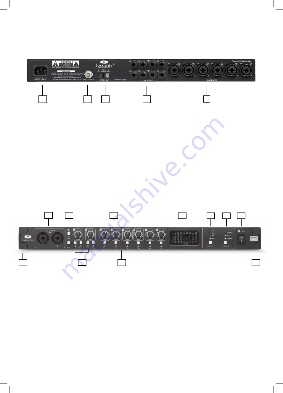 Focusrite OctoPre Digital Option Operation Скачать руководство пользователя страница 14