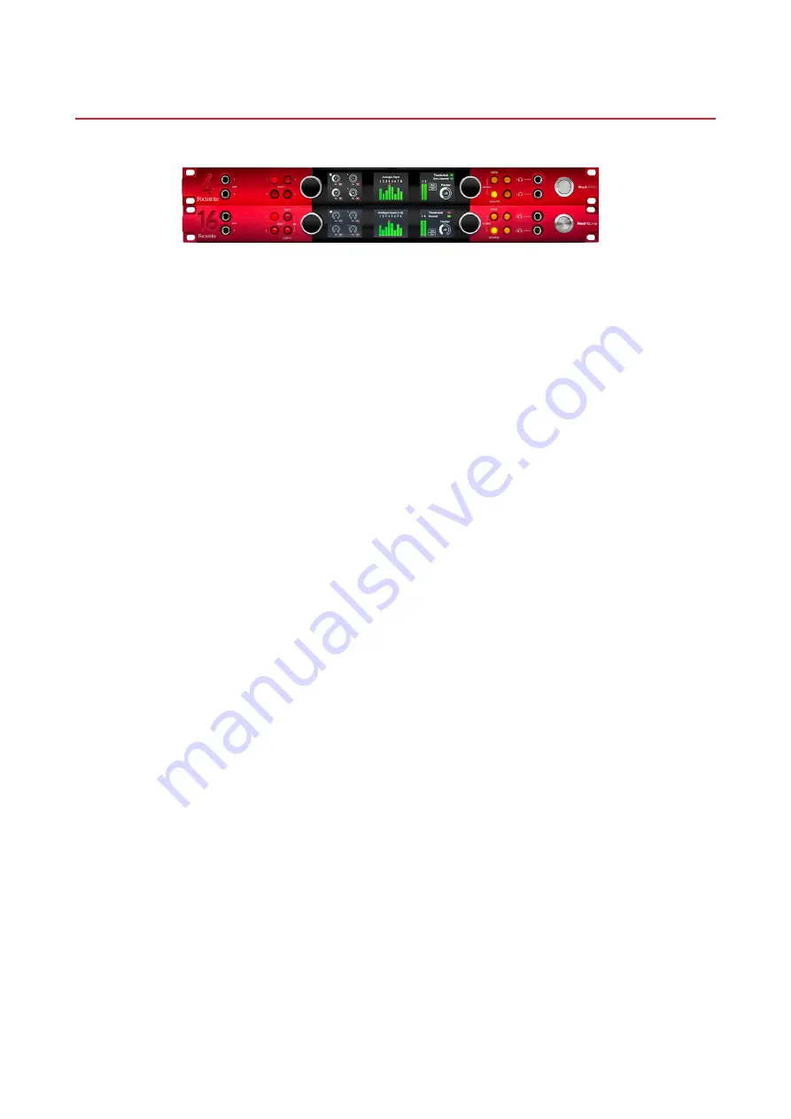 Focusrite Red 16Line User Manual Download Page 5