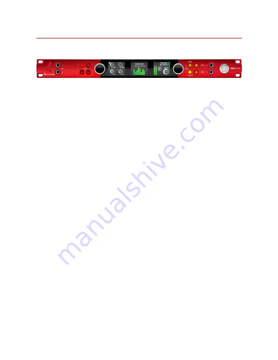 Focusrite Red 4Pre User Manual Download Page 5