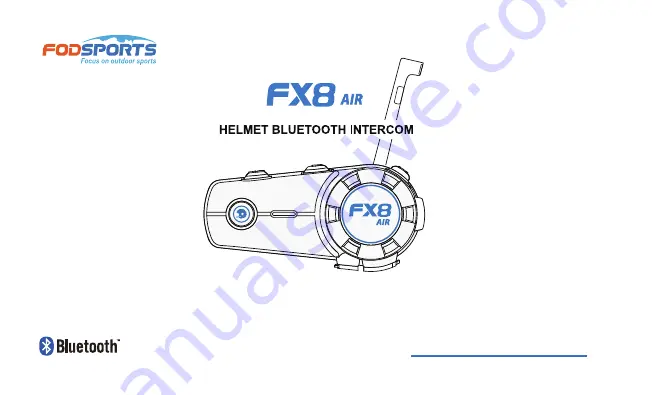 FODSPORTS FX8 AIR Скачать руководство пользователя страница 27