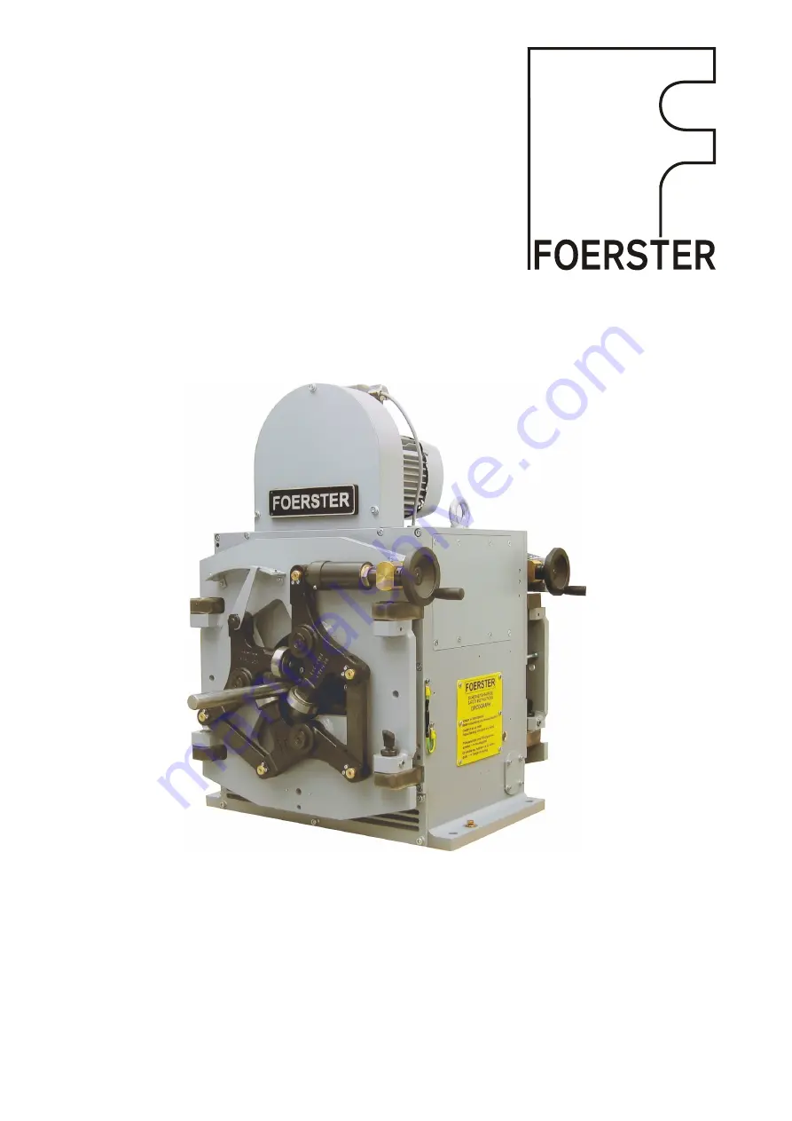 Foerster 6.453 Operating Instructions Manual Download Page 1