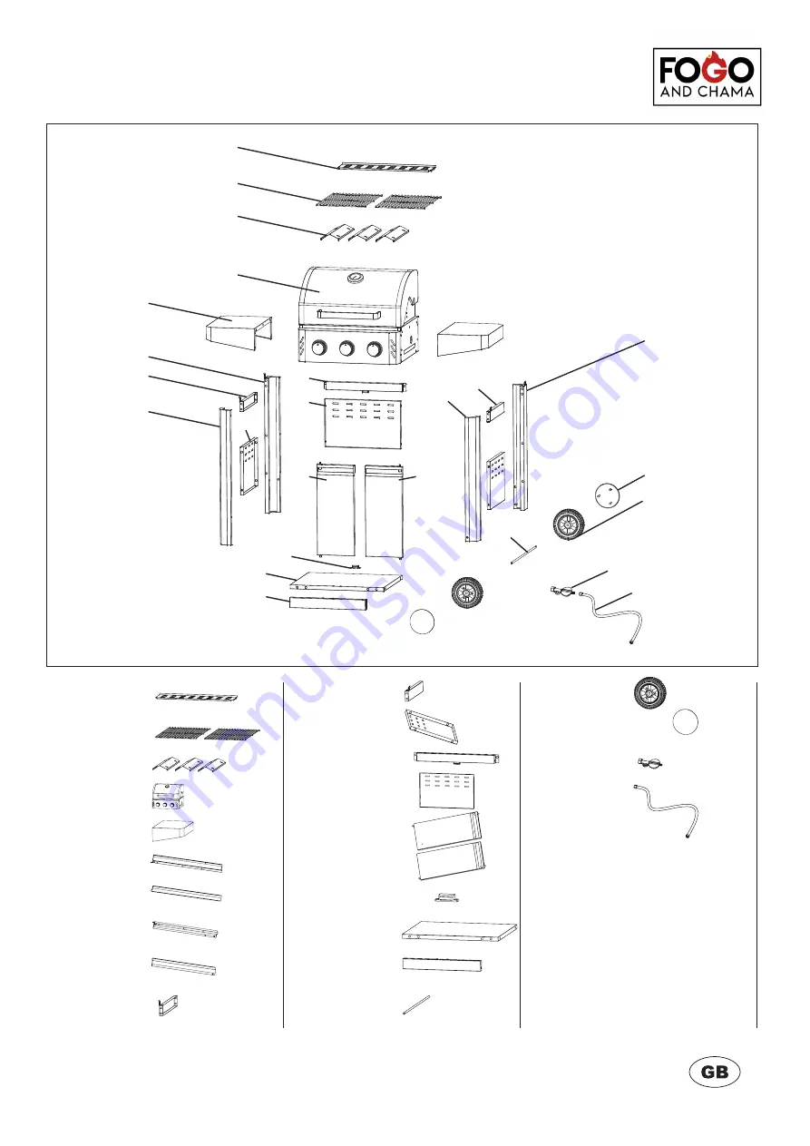 Fogo & Chama FC-FIRCR3 Instruction Manual Download Page 3