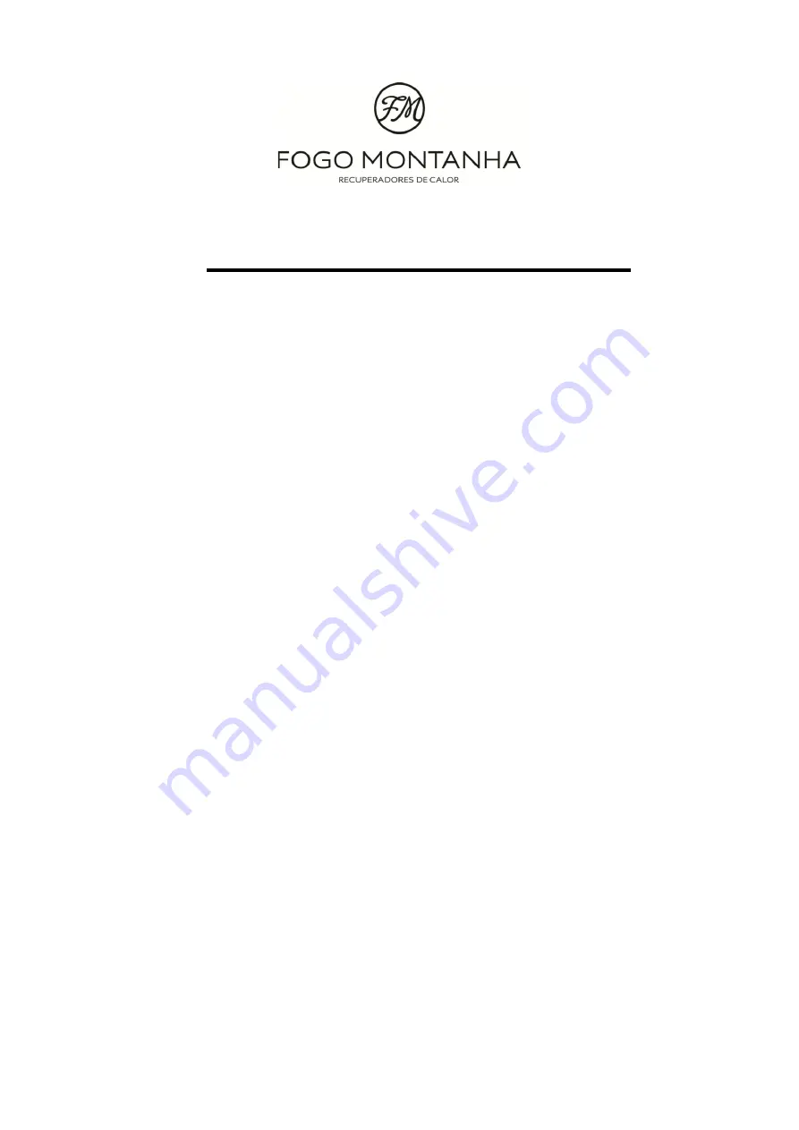 Fogo Montanha E601 Instruction Manual Download Page 1