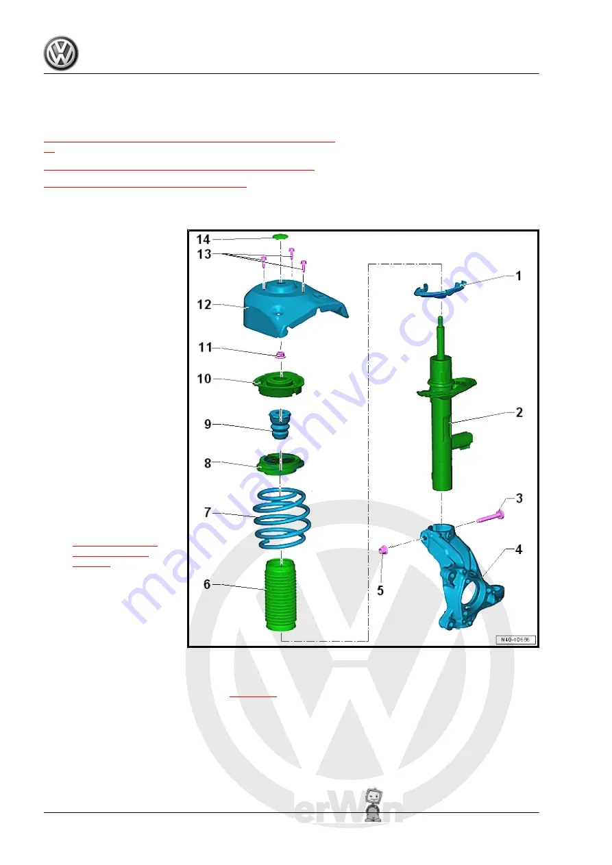 FOLKSWAGEN Golf 2015 Repair Manual Download Page 50