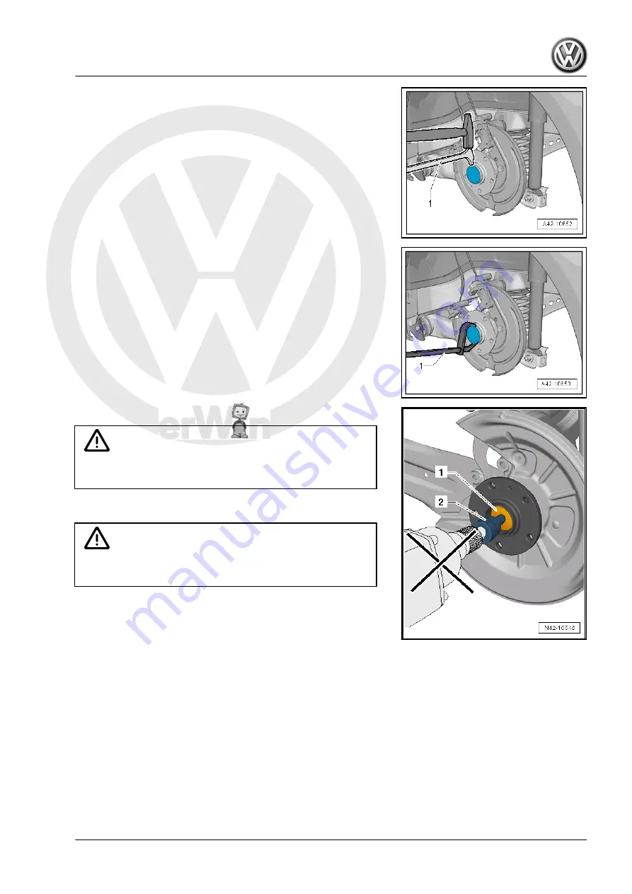 FOLKSWAGEN Golf 2015 Repair Manual Download Page 229