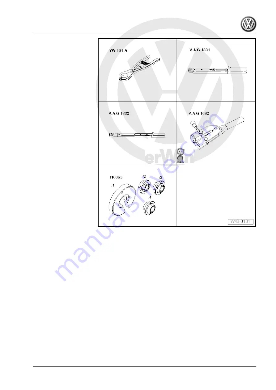 FOLKSWAGEN Golf 2015 Repair Manual Download Page 263