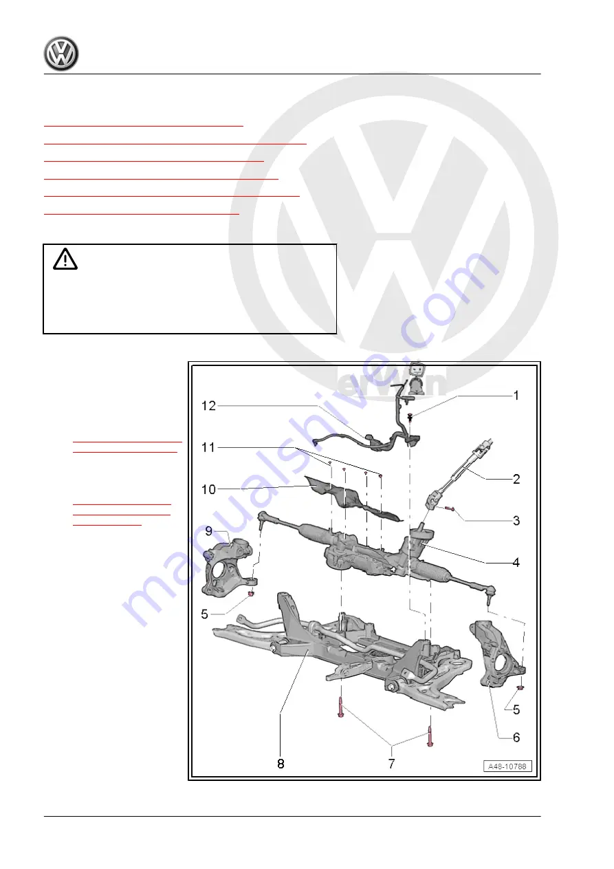 FOLKSWAGEN Golf 2015 Repair Manual Download Page 356