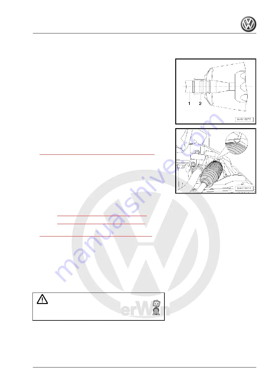 FOLKSWAGEN Golf 2015 Repair Manual Download Page 365