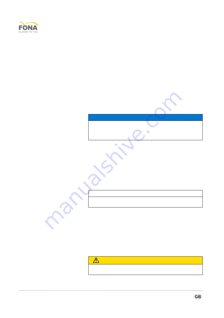 Fona Aquamarine Operating Instructions Manual Download Page 62