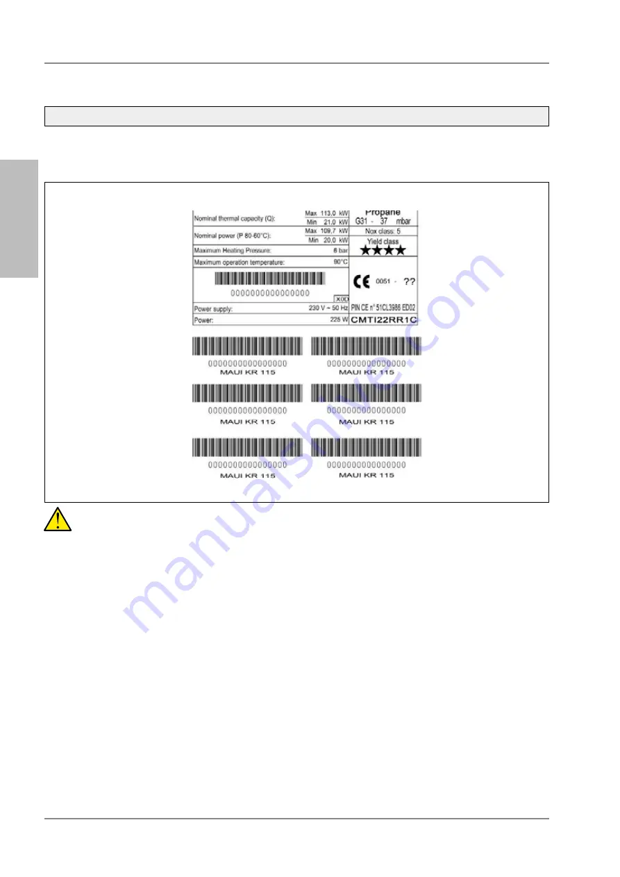 Fondital MAUI KR  240 Скачать руководство пользователя страница 6