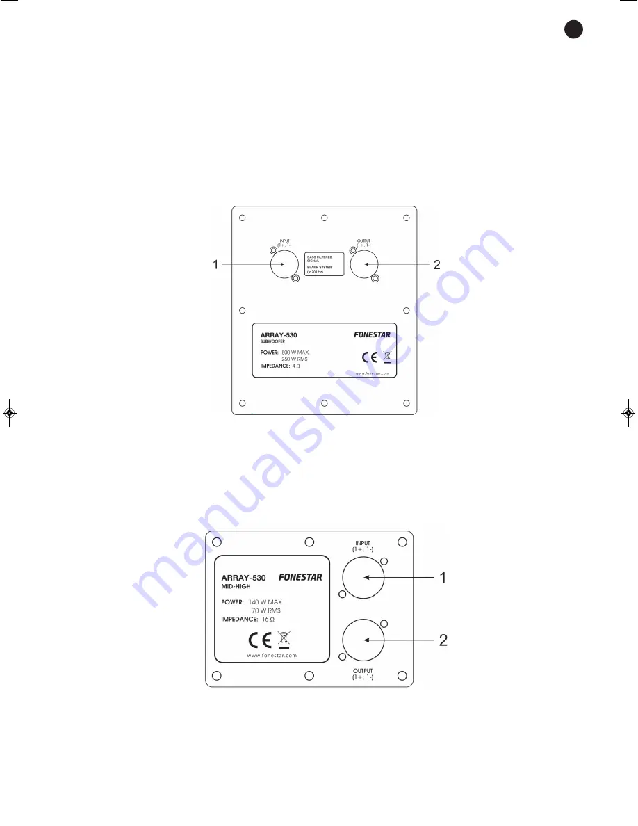 FONESTAR ARRAY-530 Instruction Manual Download Page 5