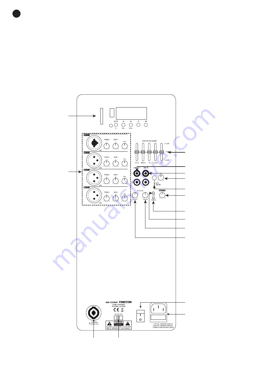 FONESTAR ASB-12150U Скачать руководство пользователя страница 12