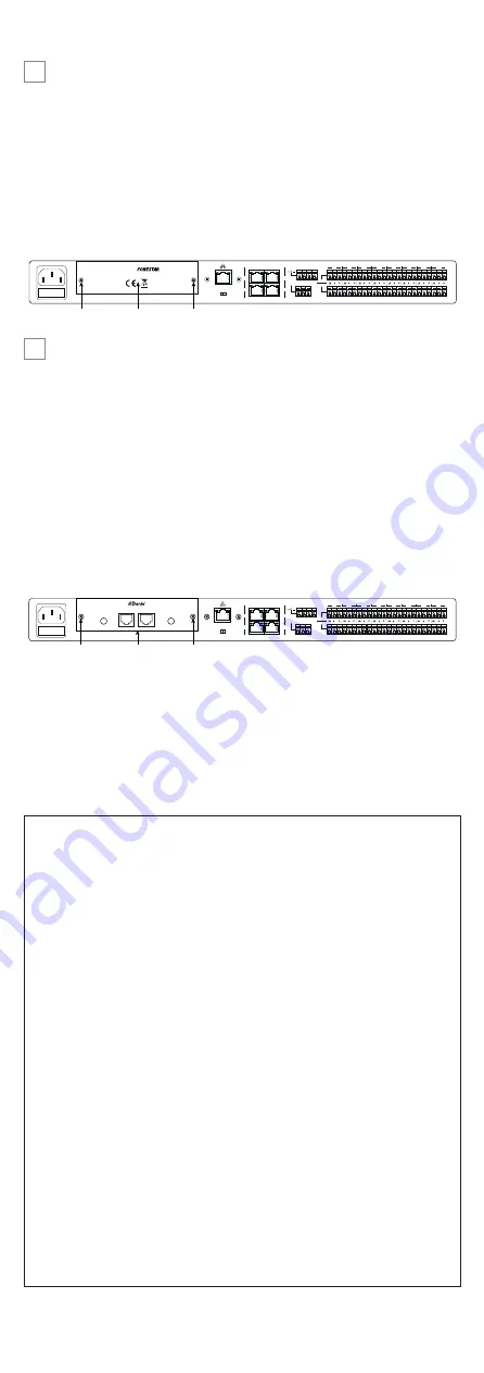 FONESTAR DANTE MPX-450D Quick Start Manual Download Page 2