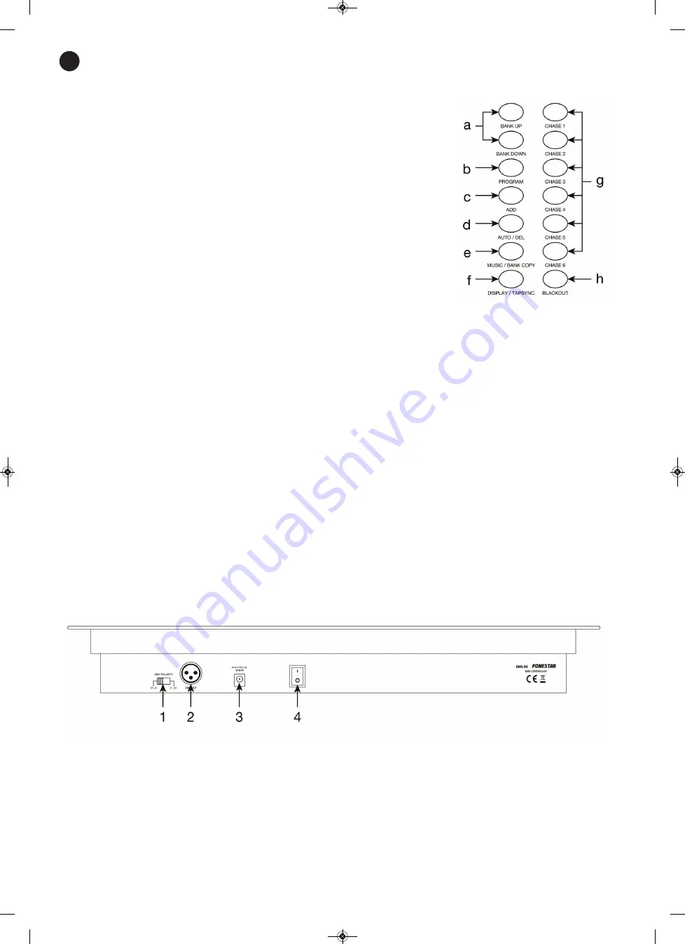 FONESTAR DMX-83 Instruction Manual Download Page 36