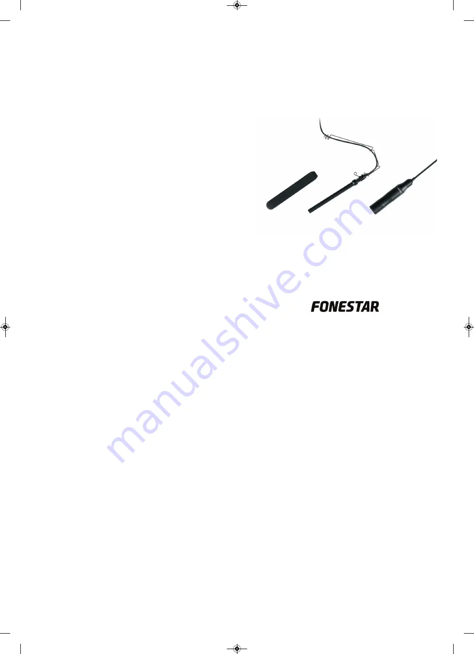 FONESTAR FCM-812 Quick Start Manual Download Page 1