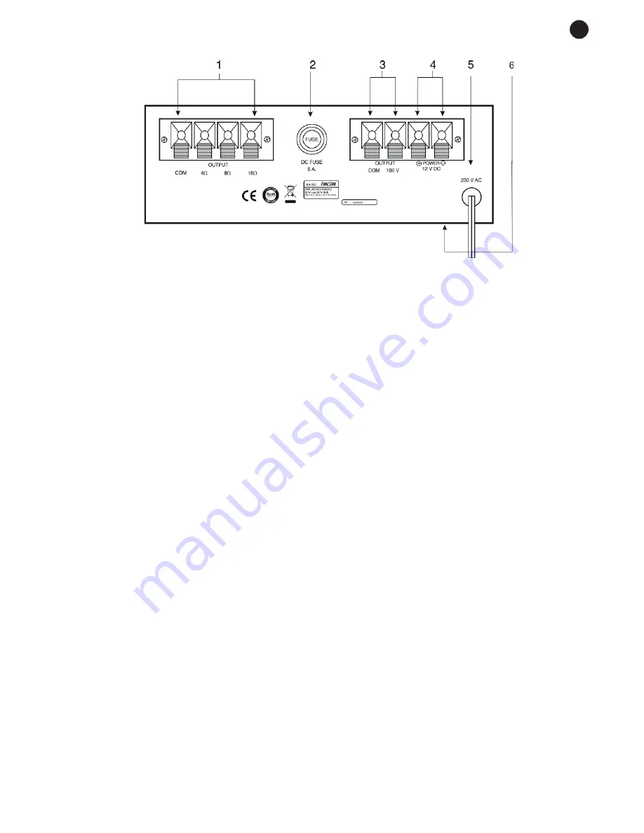 FONESTAR MA-35U Instruction Manual Download Page 5