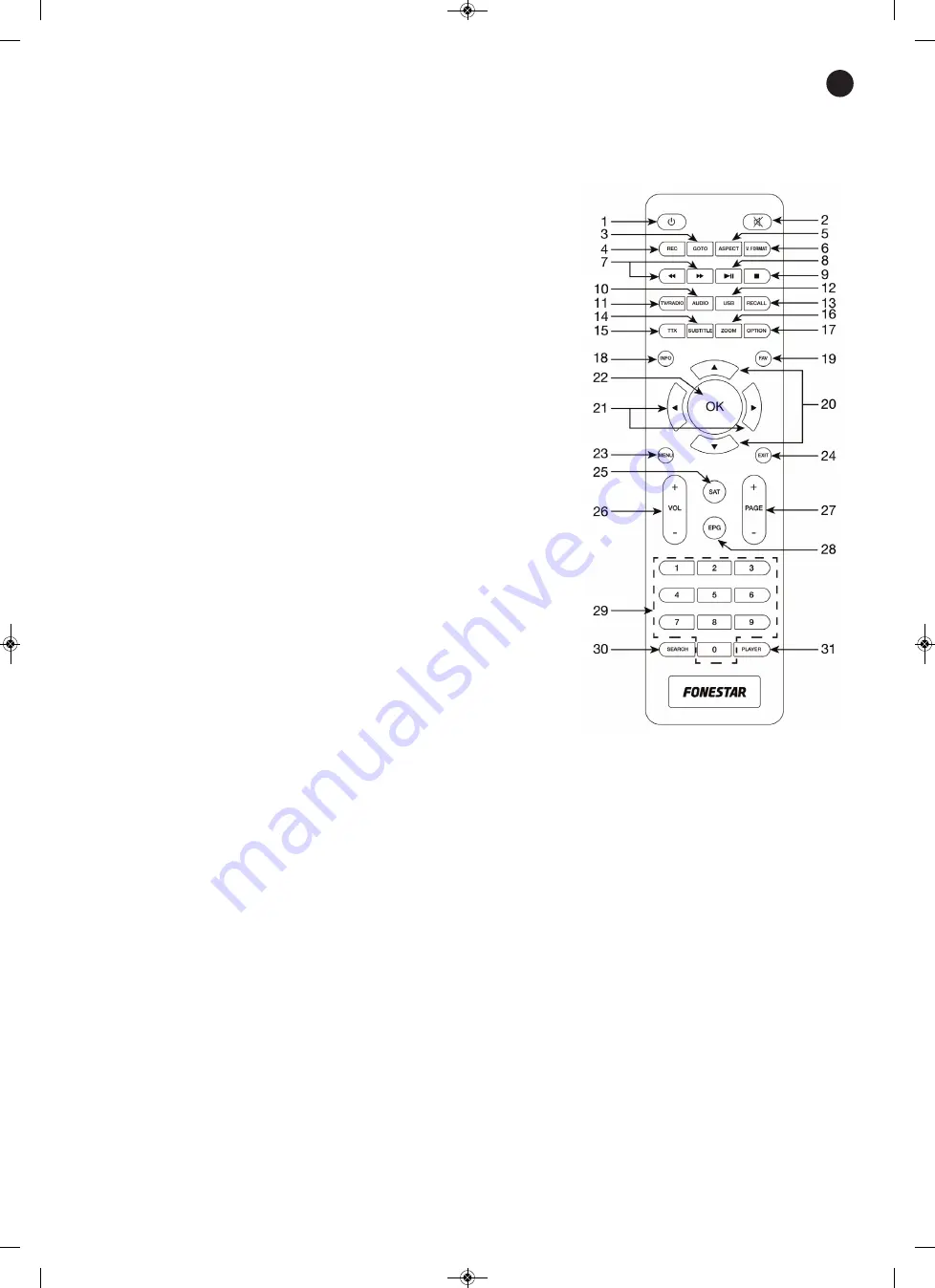 FONESTAR RDS-585WHD Instruction Manual Download Page 31